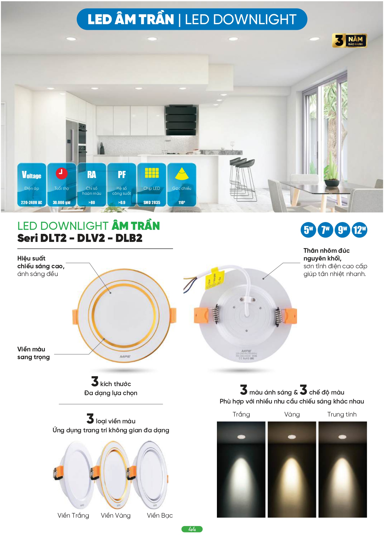 Bảng giá đèn LED MPE 2026